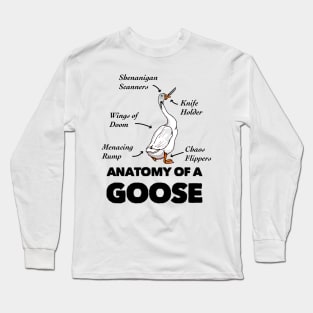 Anatomy of a Goose Long Sleeve T-Shirt